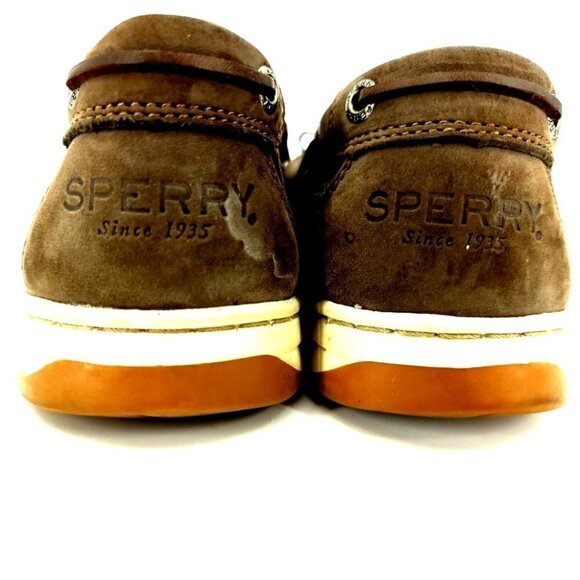 Sperry Women's 10M Angelfish Loafer Lace-Up Nautical Textured Boat Shoes - Picture 8 of 14